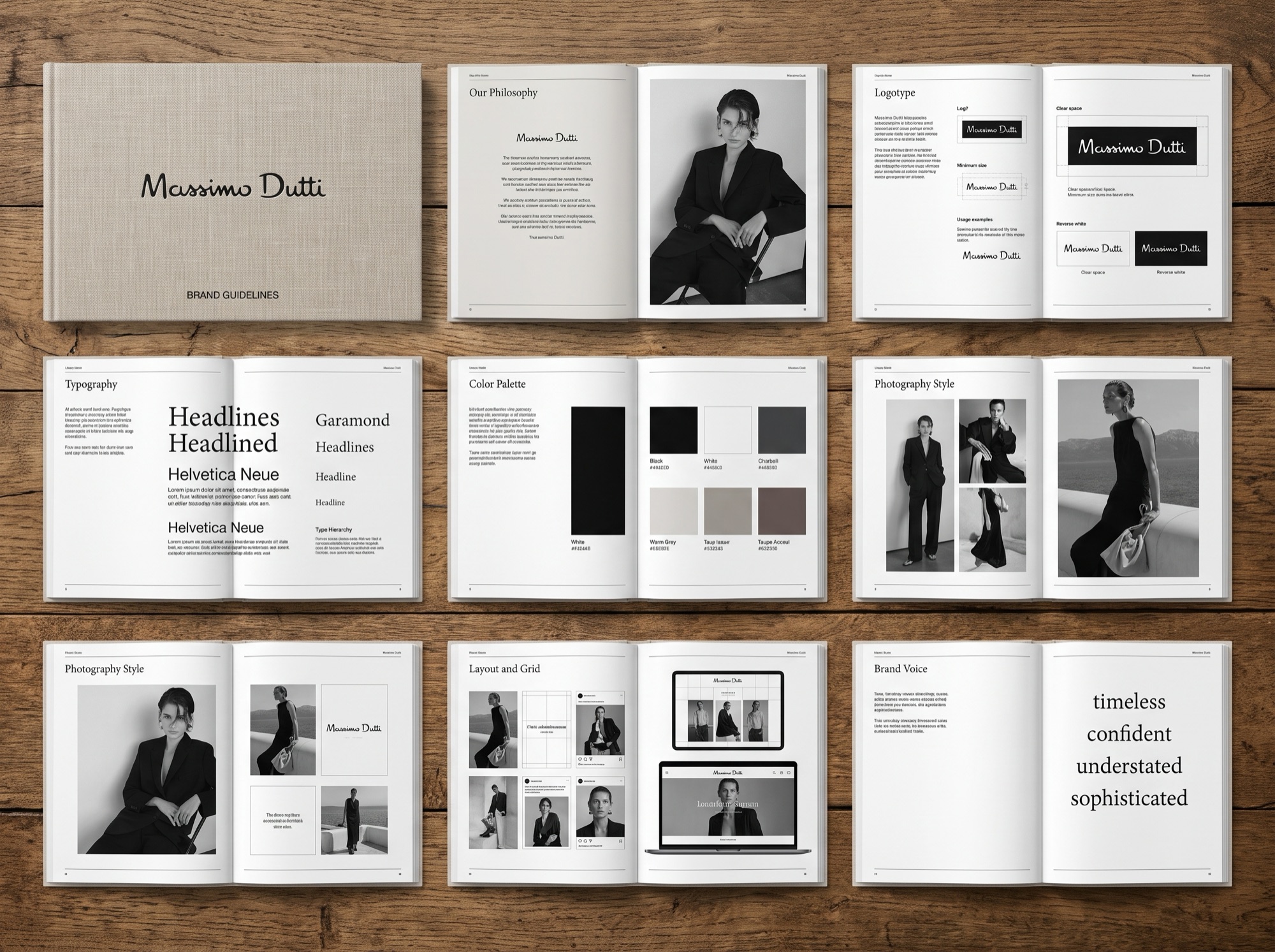 Massimo Dutti brand guidelines