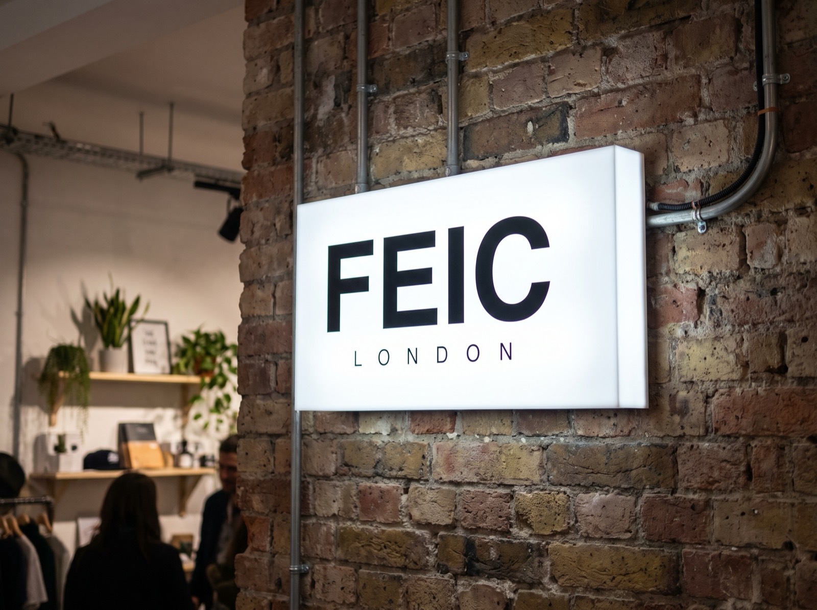 FEIC lightbox signage
